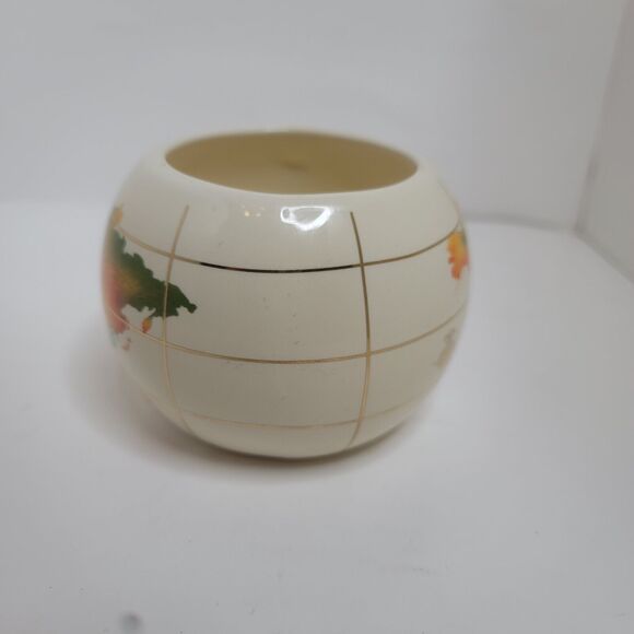 Vintage FTDA Map Of TheWorld Globe Mug 1993 Round - Picture 3 of 8